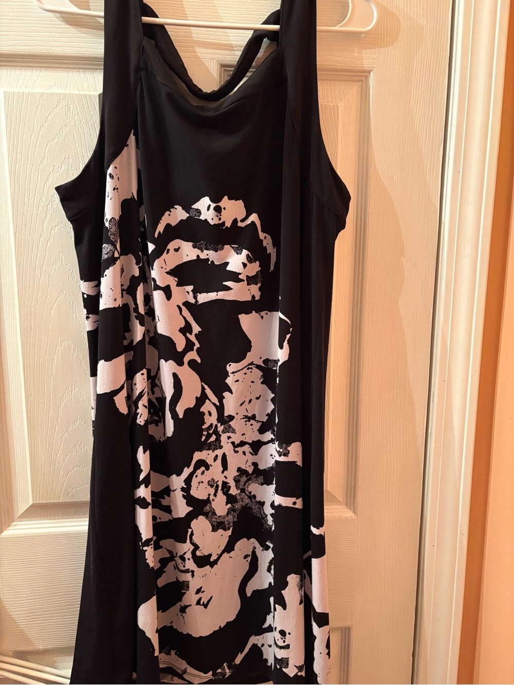 Style & Co. Black and White Midi Tank Dress